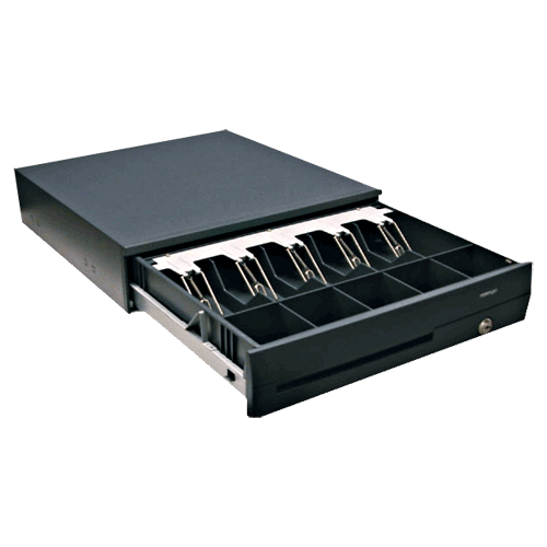 Posiflex CR-4100 Cash Drawer Black with RS232 interface module