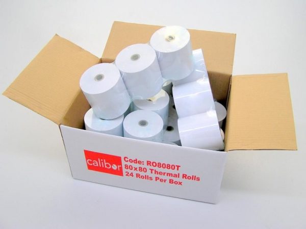 Calibor Thermal Paper 80x80 24 Rolls/Box