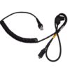 Cable RS232 Coiled 1200 1300 1900 5V 3M Black