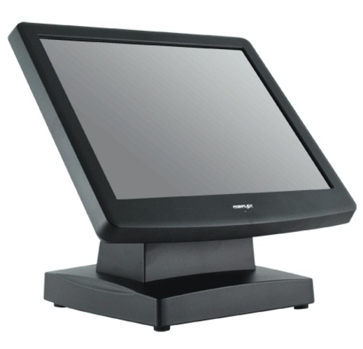 POSIFLEX 17" Touch Monitor USB Resistive Black