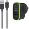 Belkin Wall Charger + USB-C To USB-A Cable