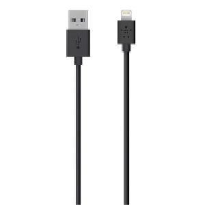 Belkin Sync/Charge Cbl 2.1A Ltg 4' Blk