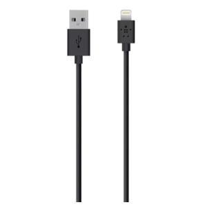 Belkin Sync/Charge Cbl 2.1A Ltg 2M Blk-0