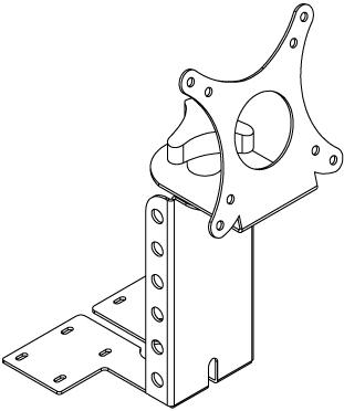 NEXA NP-1060 REAR LCD BRACKET