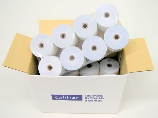 Calibor Bond Paper 76X76 50 Rolls/Box