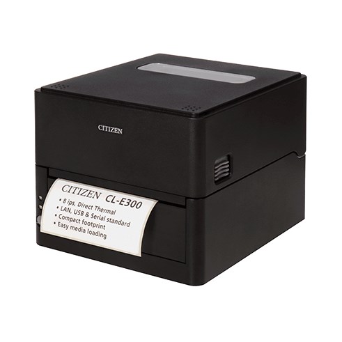 Citizen CLE-300 203 dpi Direct Thermal Label Printer Black