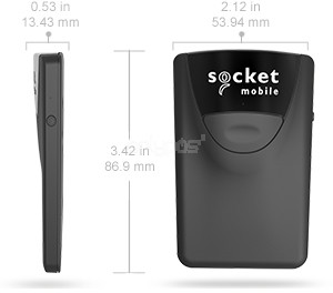 Socket Mobile S840 2D Barcode Scanner Bluetooth Black