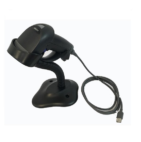 Denso AT21 Barcode Scanner 2D Black With USB Cable & Stand