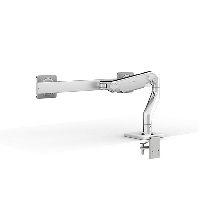 Humanscale Monitor Arm M8.1 Dual Clamp White